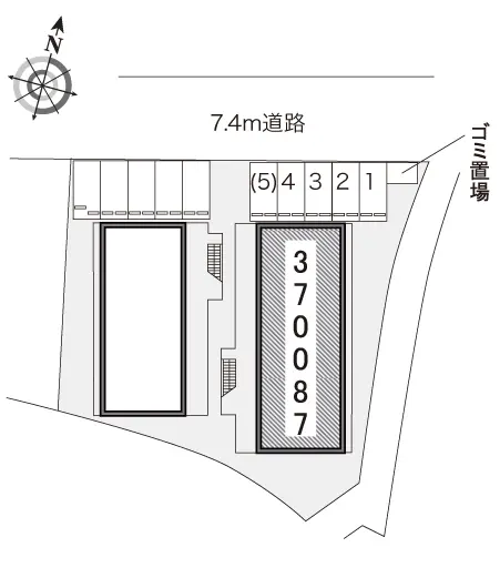 枚方市東香里元町 月極駐車場